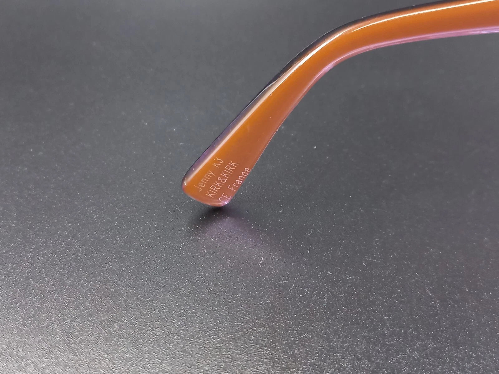 Nice KIRK & KIRK " Jenny " Pink Purple Sunglasses - With Case - New Old Stock ED