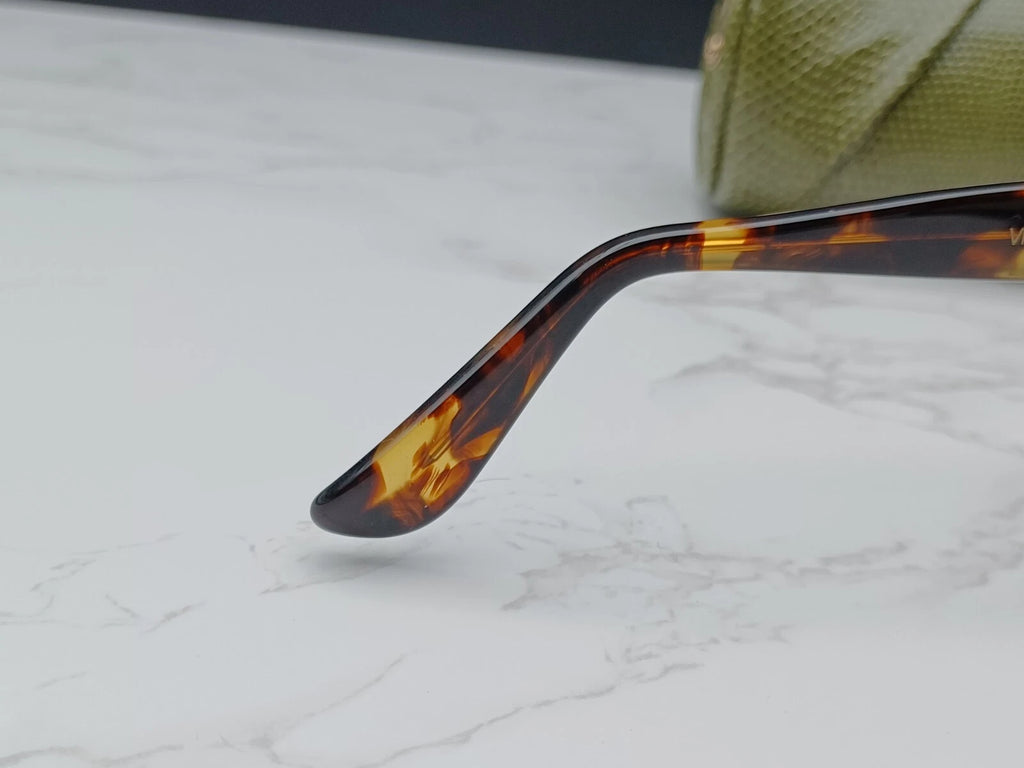 EMMANUELLE KHANH " VINTAGE " EK5051 - Brown Scale Sunglasses -New - Old Stock