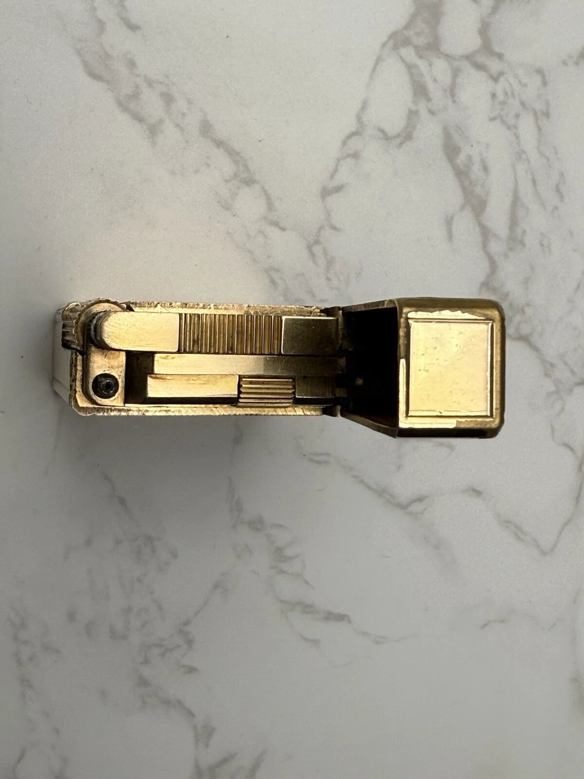 S.T. DUPONT Line 1 BR Gas Lighter - L1 BR - Small Model - Gold plated- AF08-1651