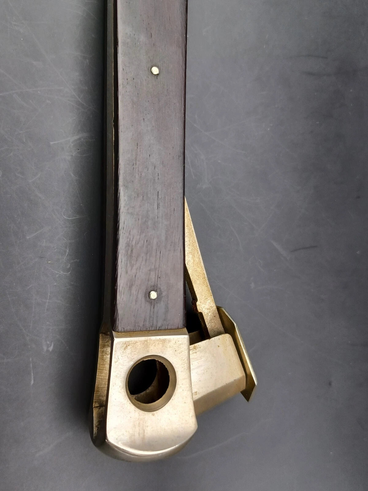 Vintage Solingen Cigar Cutter - Wood - Made In Germany - AS02-719