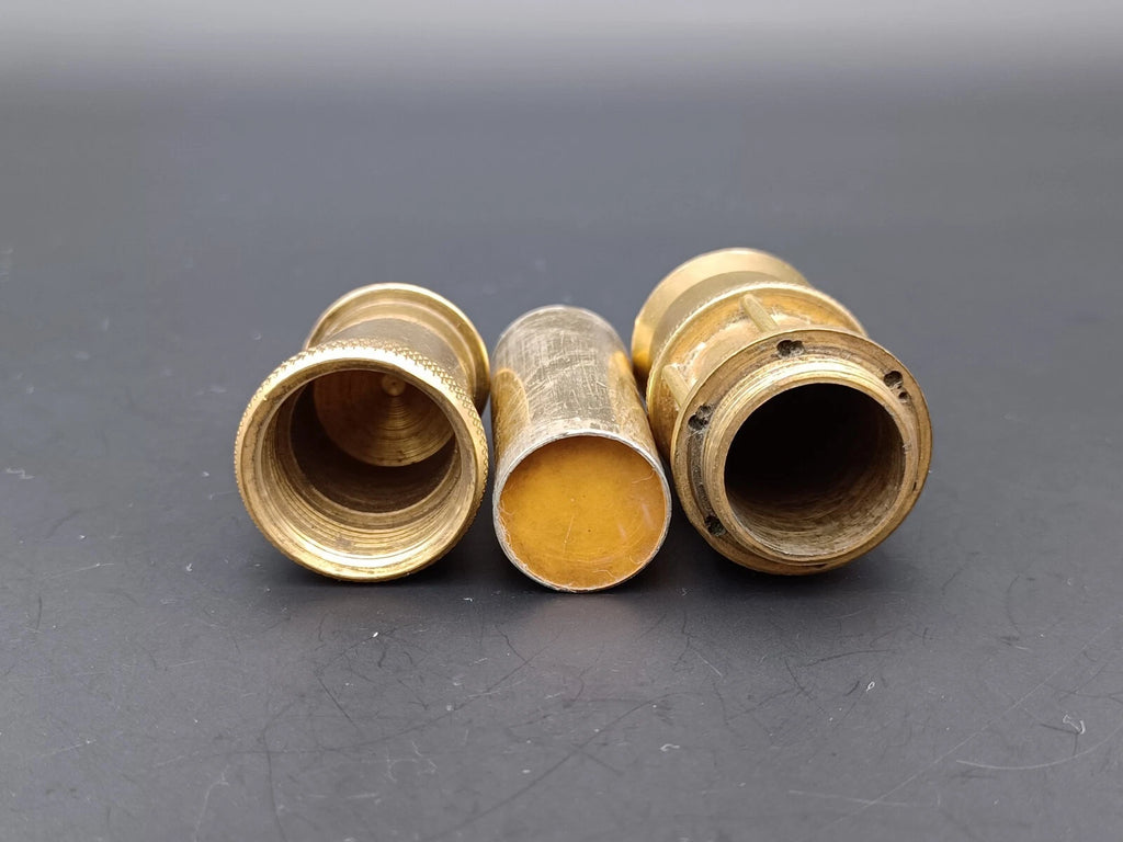 Rare & Antique Brass Petrol Lighter - WW2 - Trench art lighter - AF17-1609