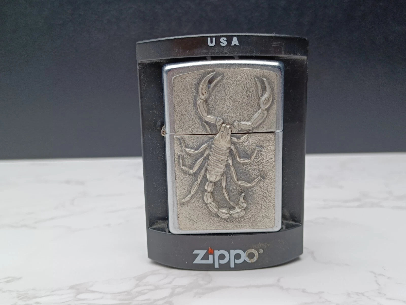 Nice ZIPPO SCORPIO - Petrol Lighter - 2005 - With Box - AG08-1594