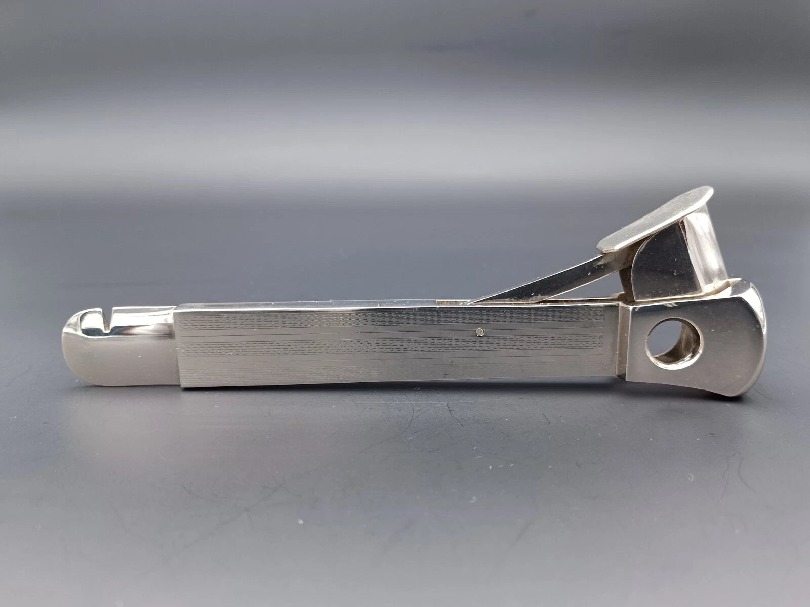 Vintage Solingen Cigar Cutter - Silver color - Made In Germany - AS03-0967