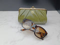 EMMANUELLE KHANH " VINTAGE " EK5051 - Brown Scale Sunglasses -New - Old Stock
