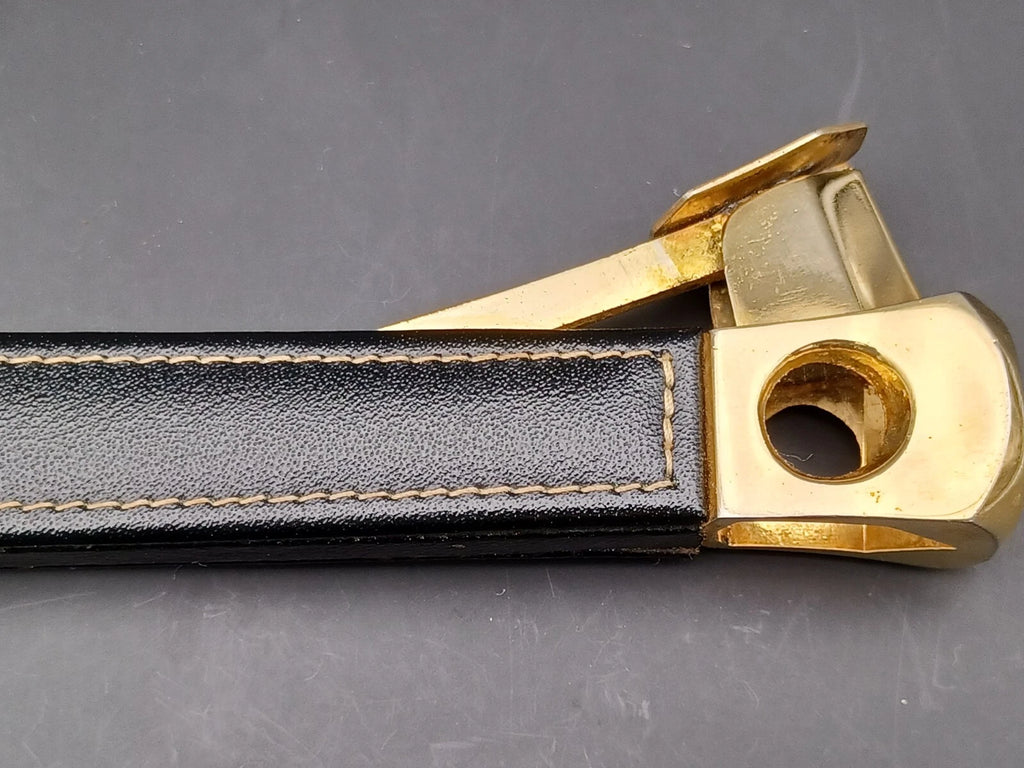 Solingen Cigar Cutter - Black Leather - Made In Germany - AG14-0946