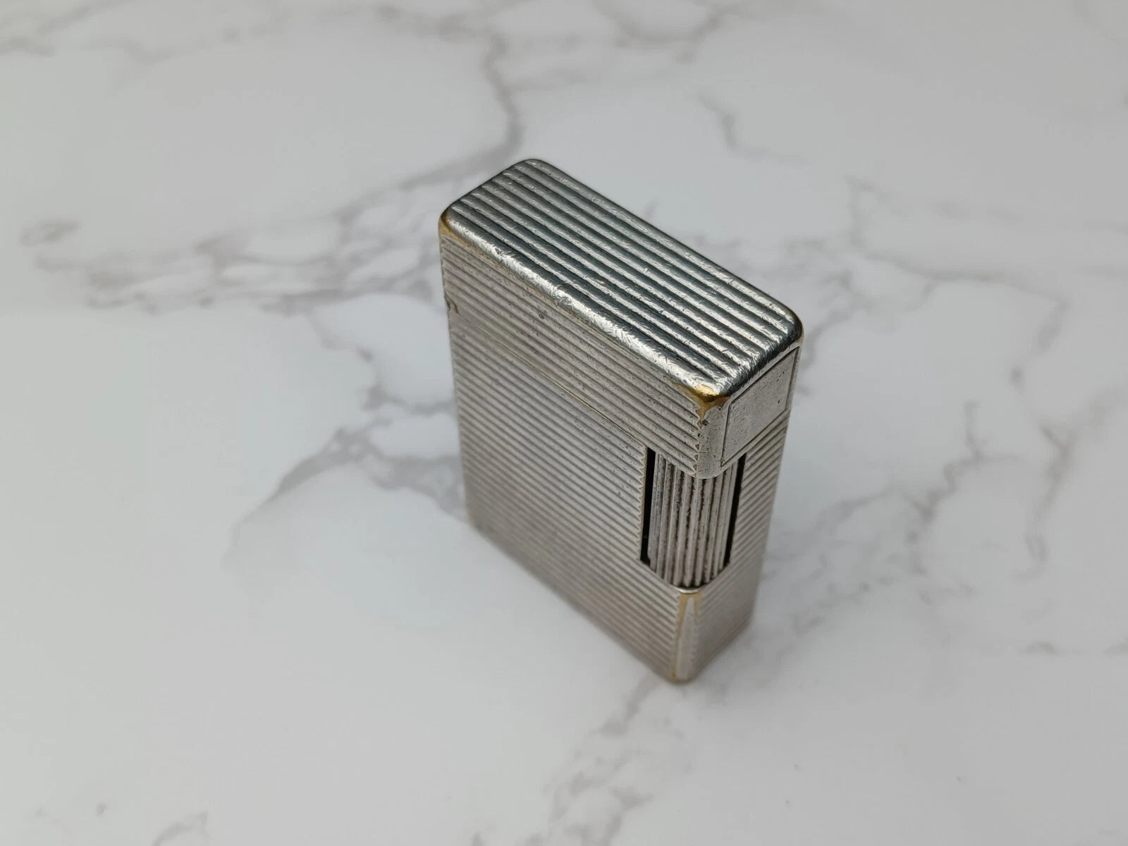 Briquet S.T. Dupont Line 1 BS - L1 BS - Plaqué Argent
