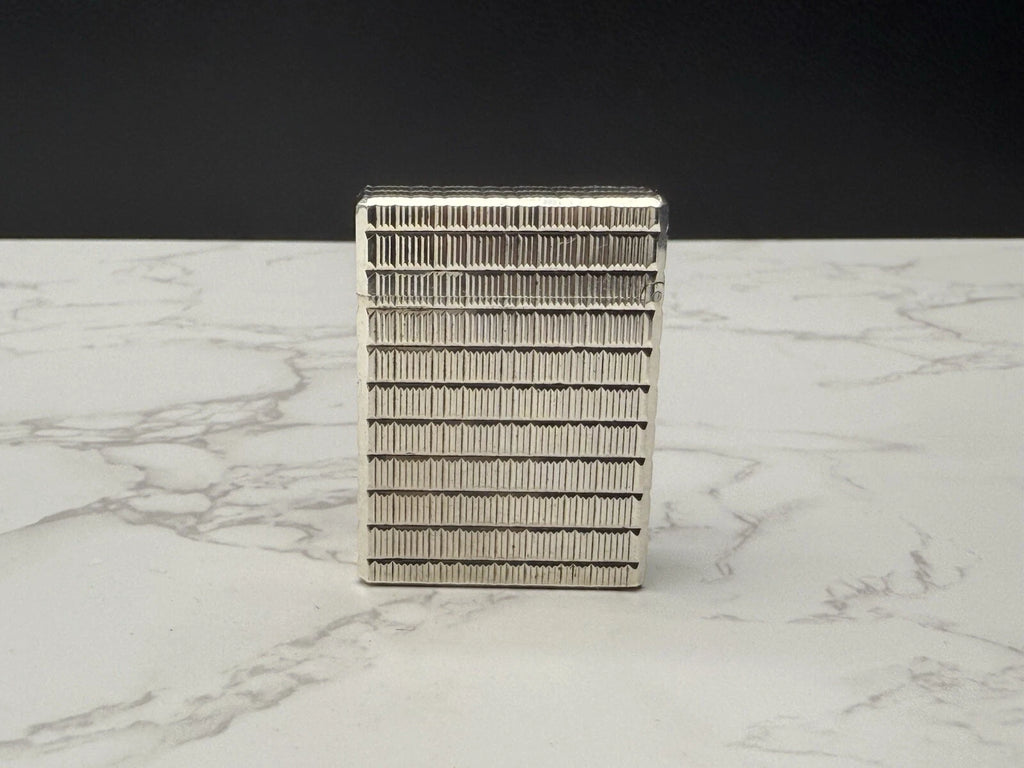 S.T. DUPONT Line 1 BR Gas Lighter - L1 BR - Small Model -Silver plated-AL13-1786