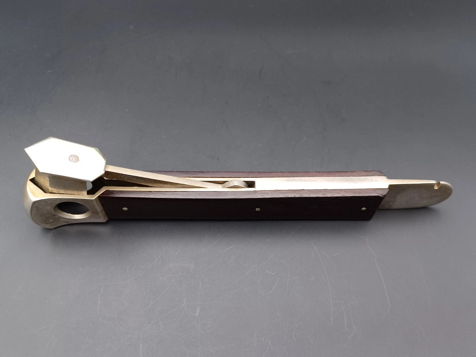 Vintage Solingen Cigar Cutter - Wood - Made In Germany - AS02-719