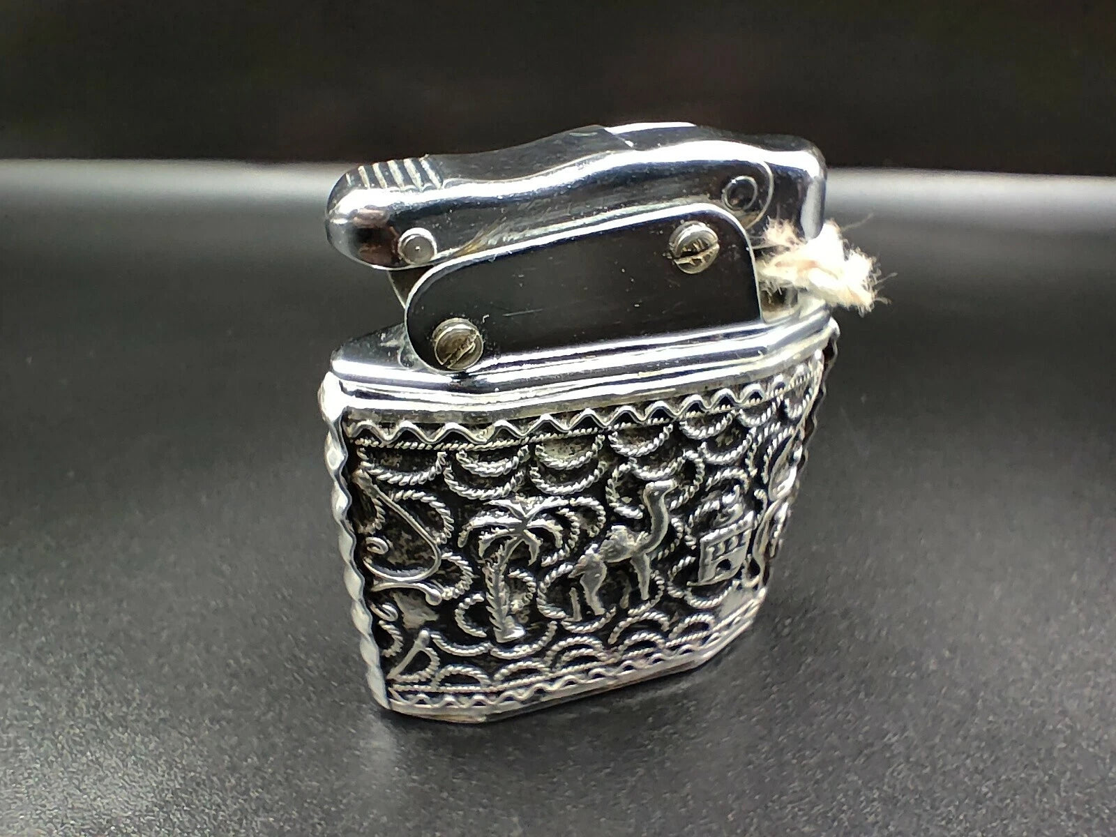 Nova - Antique Silver French Lighter - Made In France - Hallmarks - ED10