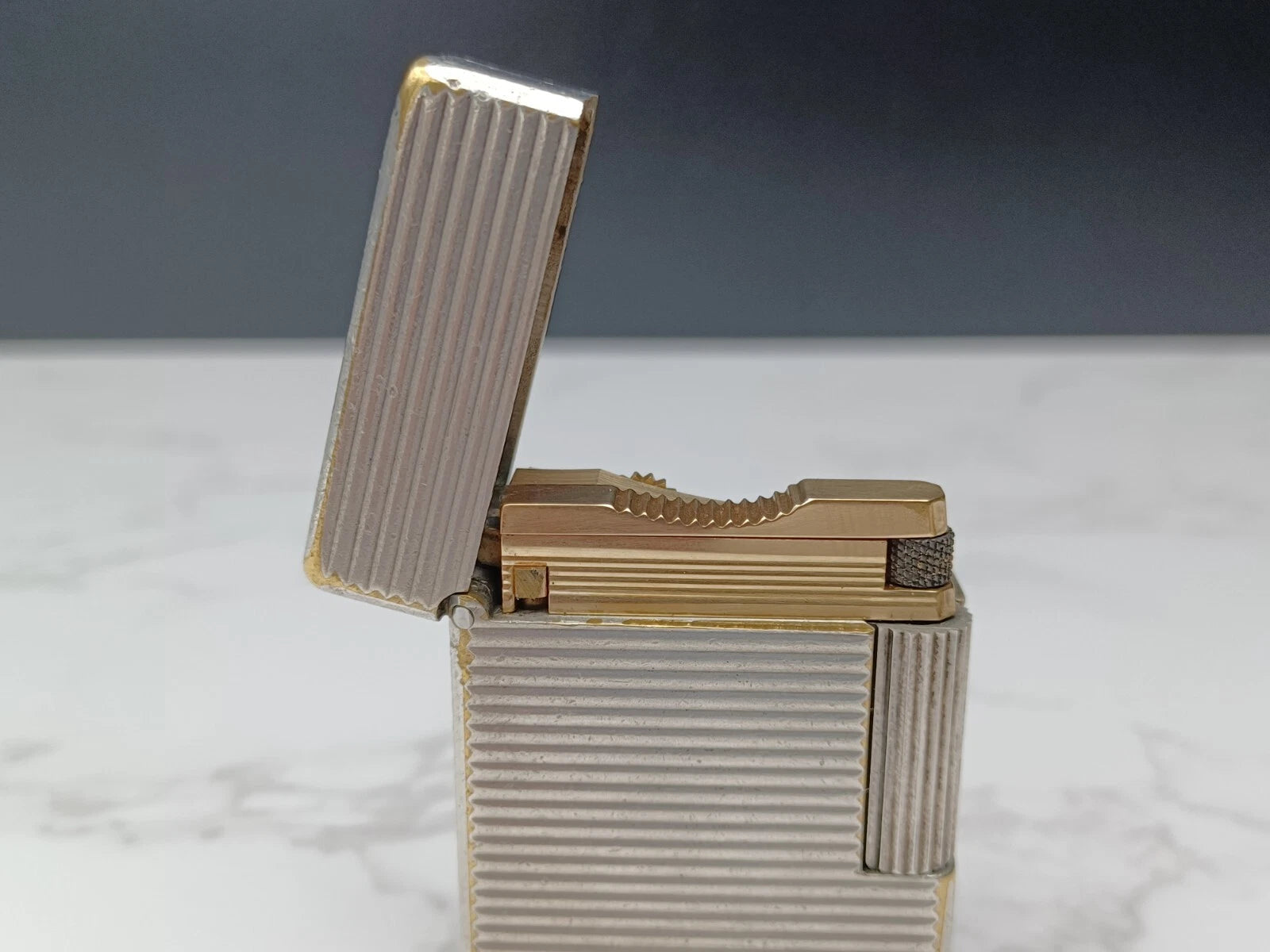 Briquet S.T. Dupont Line 1 BS - L1 BS - Plaqué Argent