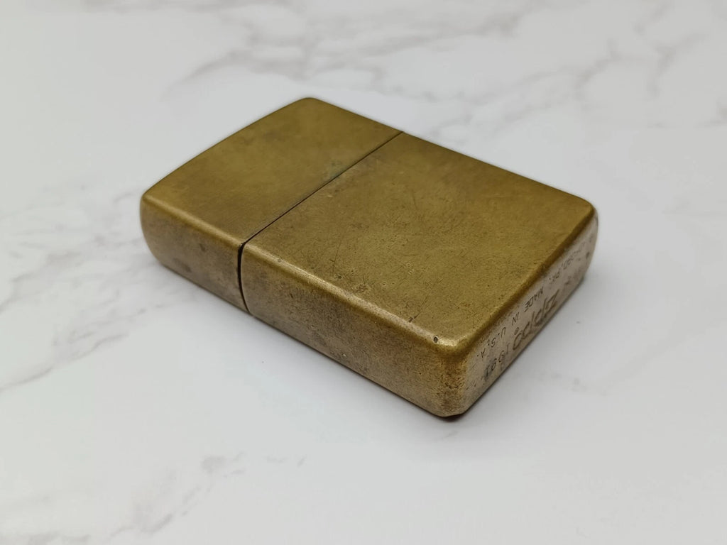 Very Rare BRASS ZIPPO Lighter - 85TH HARLEY DAVIDSON - 1932/1991 - AG08-1595