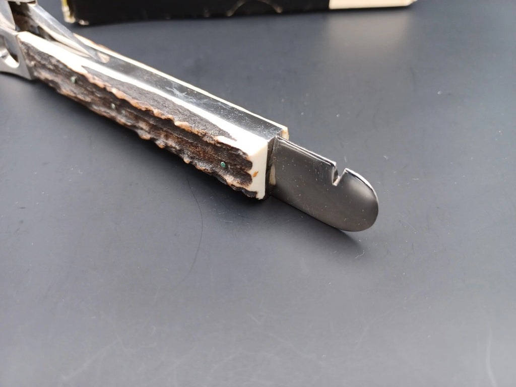 Nice Ibelo Cigar Cutter With Box - Horn - Made In Germany - AG14-1339