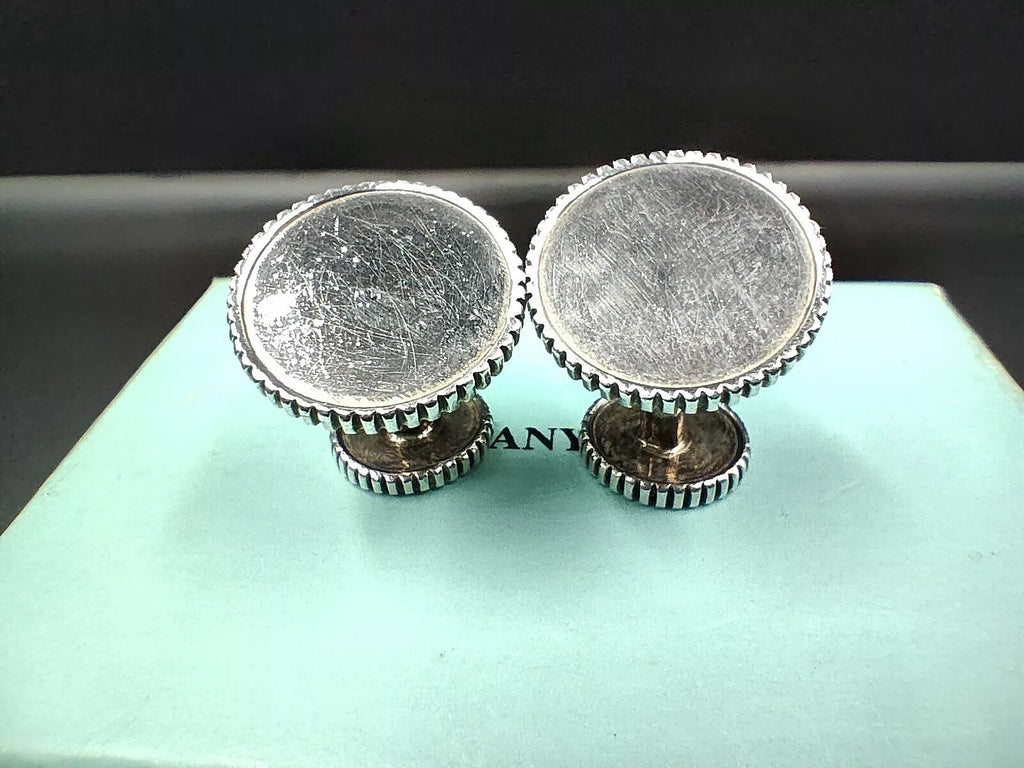 TIFFANY & CO Manschettenknöpfe aus Sterlingsilber - Zeremonie - Hergestellt in den USA - 0148CO AH06