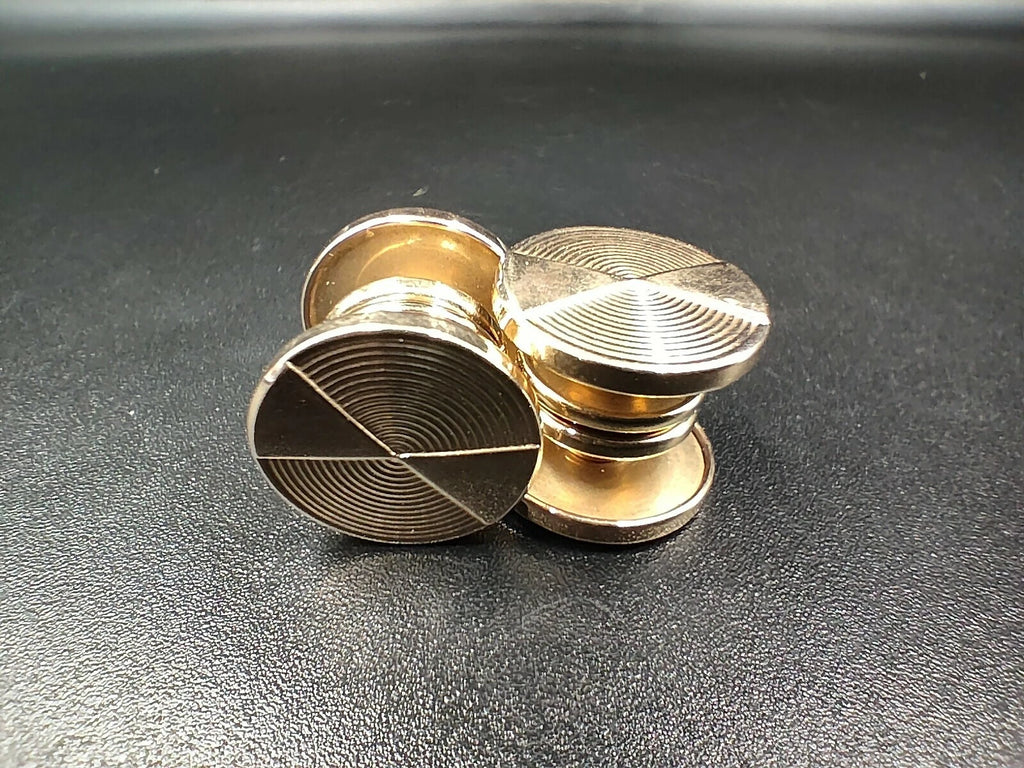 Boutons de Manchette Murat Dorés Ronds – Fabriqué en France