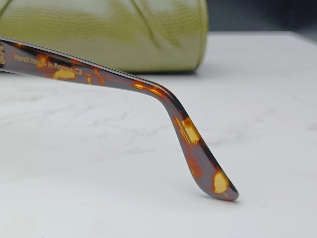 EMMANUELLE KHANH " VINTAGE " EK5051 - Brown Scale Sunglasses -New - Old Stock