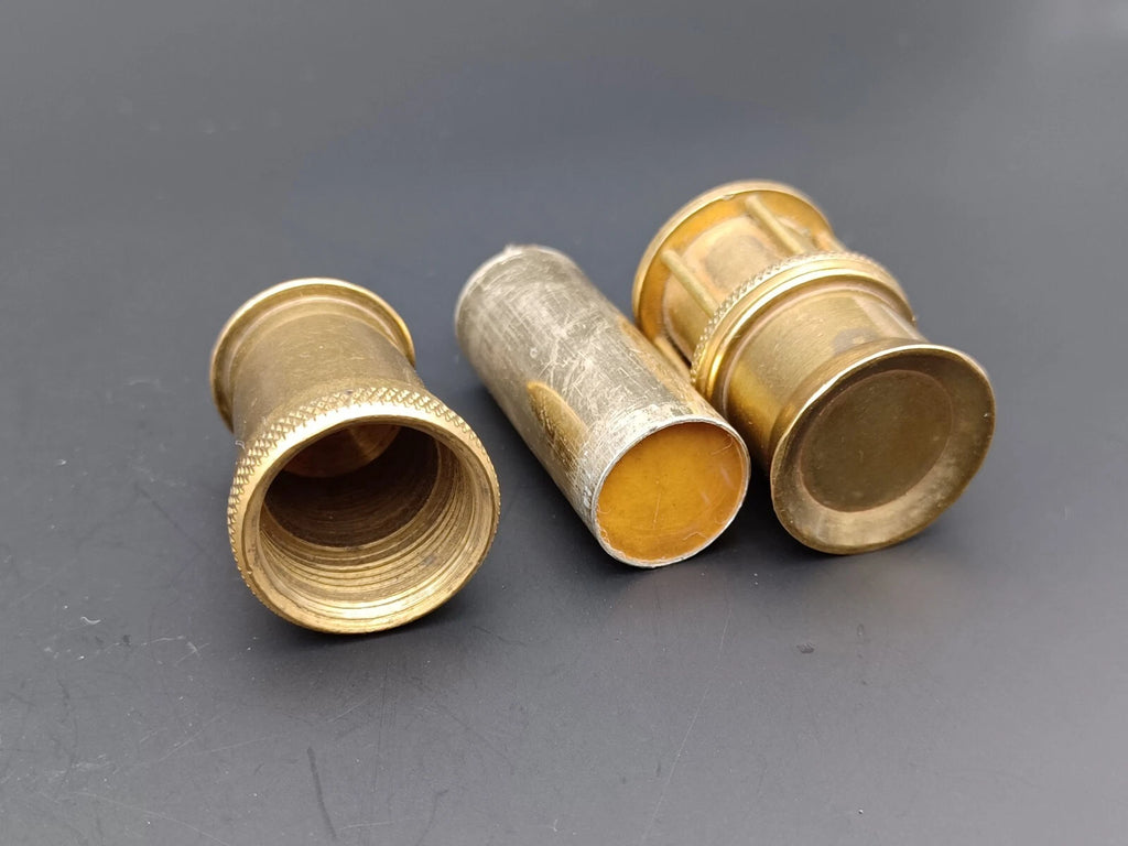 Rare & Antique Brass Petrol Lighter - WW2 - Trench art lighter - AF17-1609