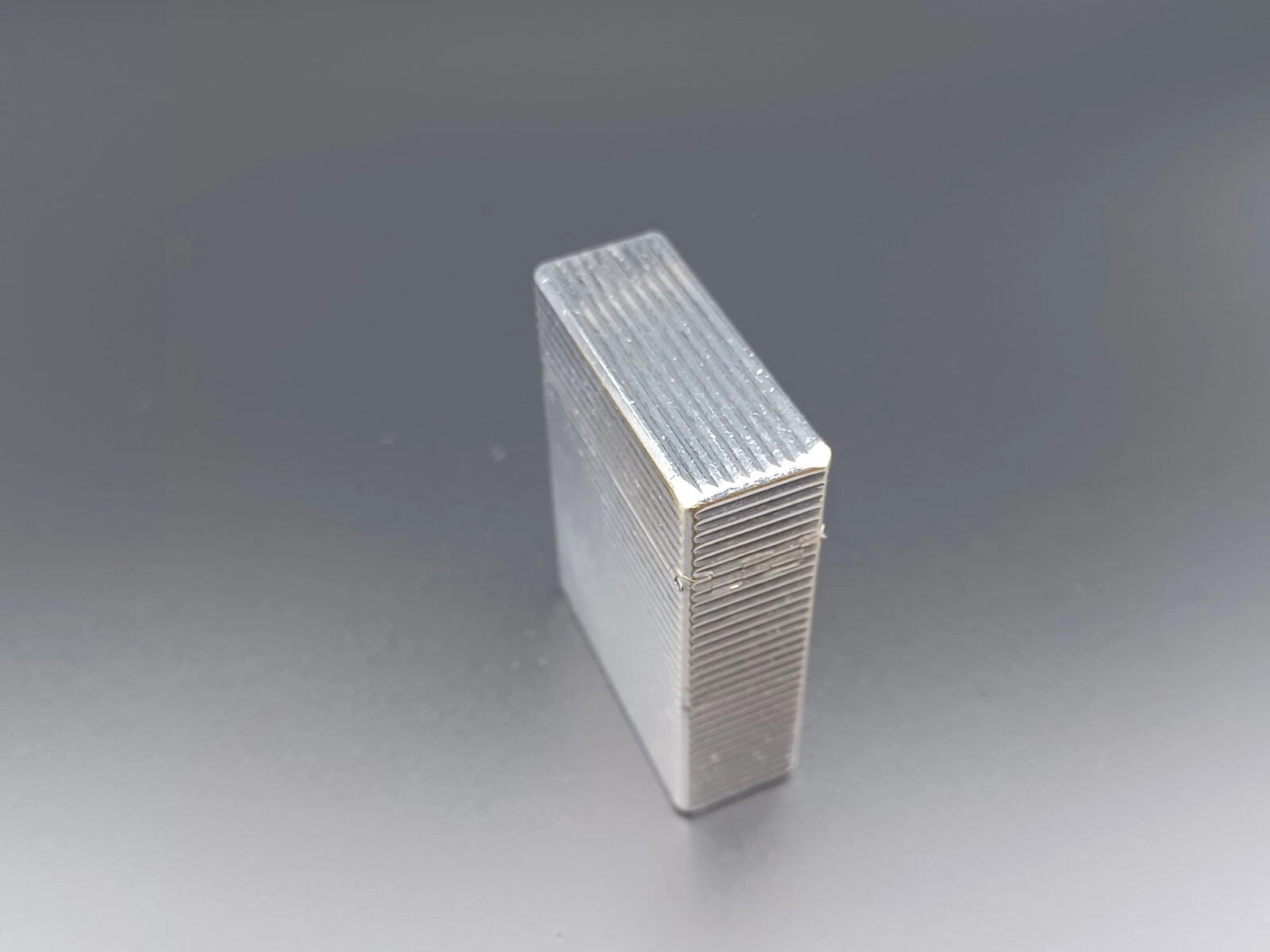 S.T. Dupont Line 1 BR Gas Lighter - L1 BR - Silver plated - Serviced - AG04-1583