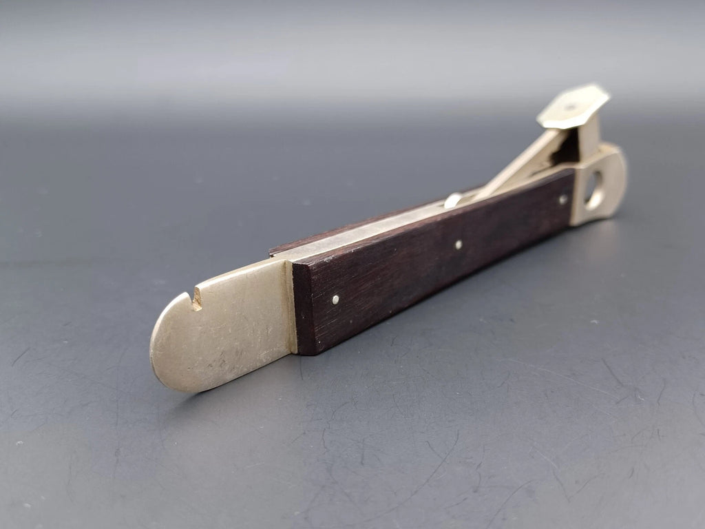 Vintage Solingen Cigar Cutter - Wood - Made In Germany - AS02-719