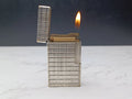 RARE S.T. DUPONT L1 BR DRAGO - Gas Lighter - Line 1 BR -Silver Plated -AG02-1794
