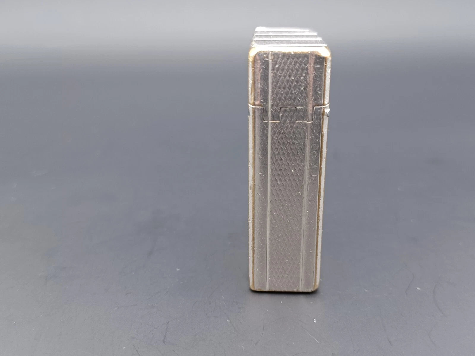 S.T. Dupont Line 1 BR Gas Lighter - Silver plated - Made In France - BA03-1466