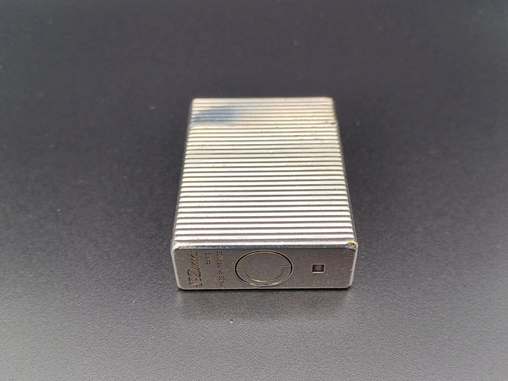 S.T. Dupont Line 1 BR Gas Lighter - L1 BR - Silver plated - Serviced - AG04-1583