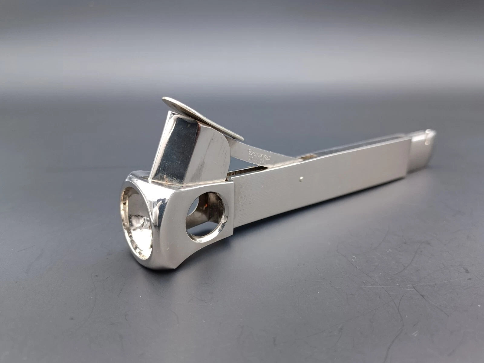 Vintage Solingen Cigar Cutter - Silver color - Made In Germany - AS03-0967