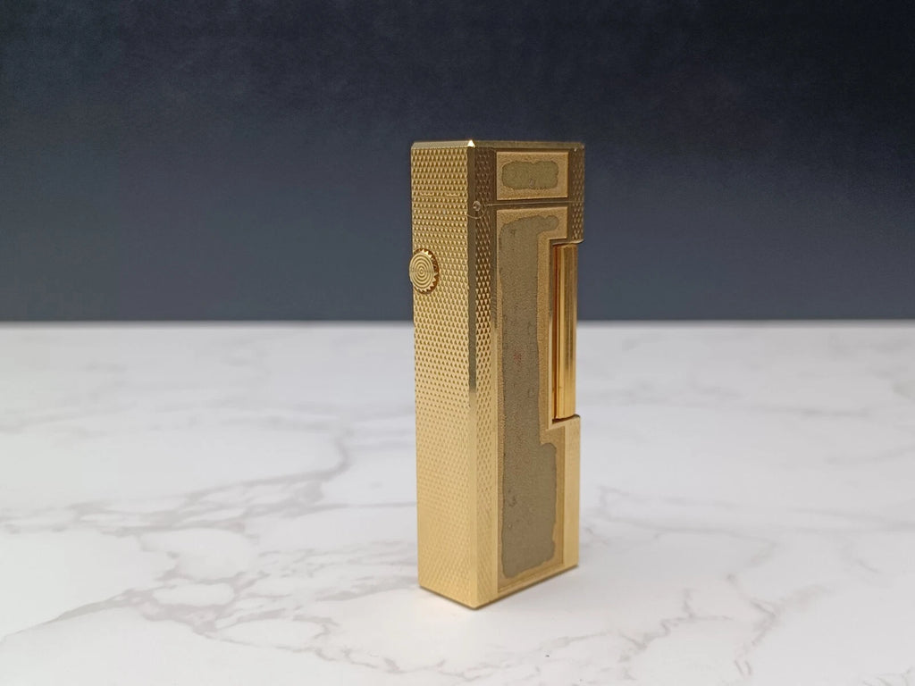 Dunhill Rollagas Gas Lighter - Gold plated - Swiss made -  AM10-1726