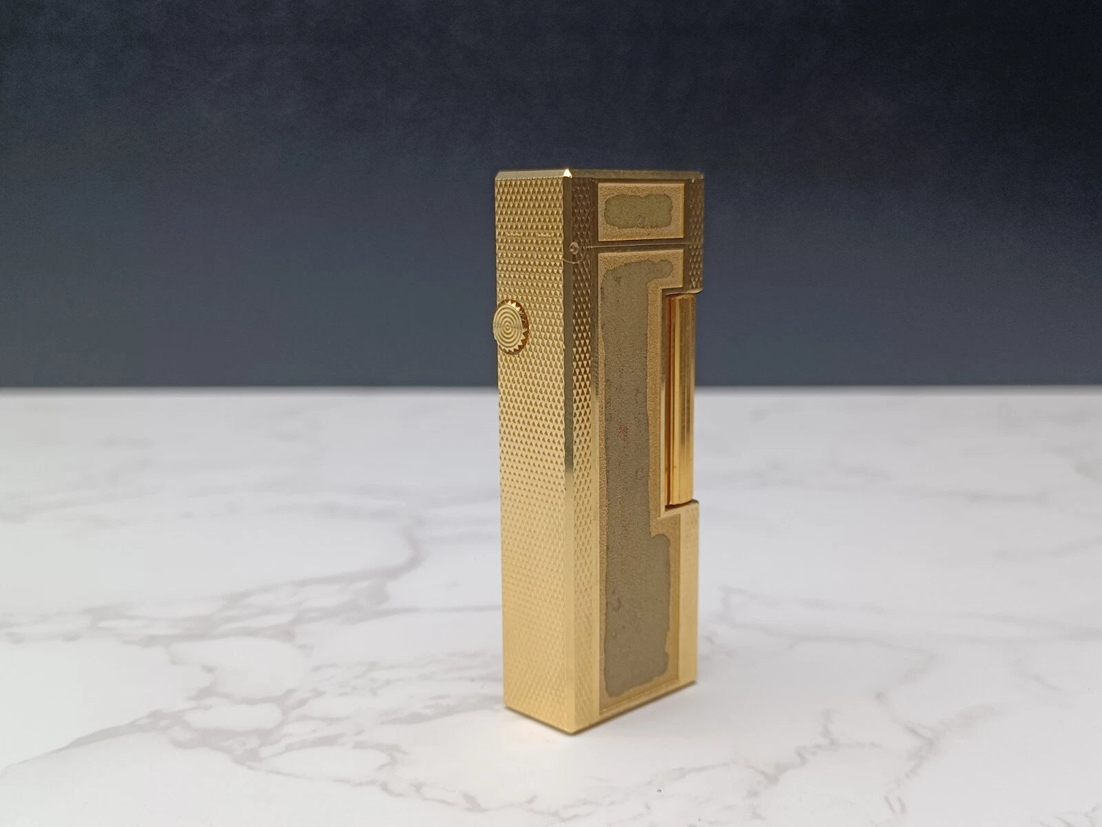 Dunhill Rollagas Gas Lighter - Gold plated - Swiss made -  AM10-1726