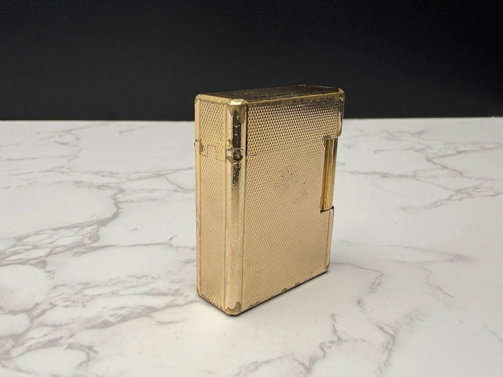 S.T. DUPONT Line 1 BR Gas Lighter - L1 BR - Small Model - Gold plated- AF08-1651