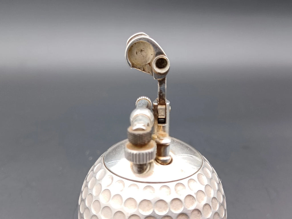 Rare antique Dunhill Golf Ball Petrol Lighter - Sterling Silver 925 - BA08-1495