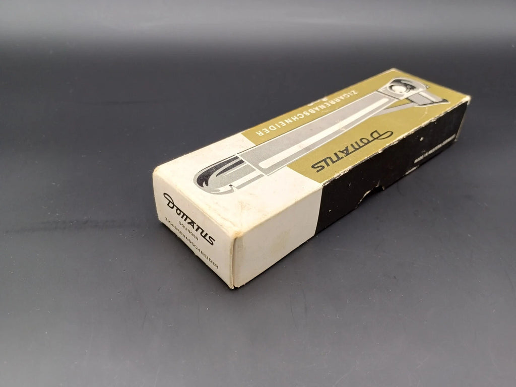 Solingen Cigar Cutter With Box - Black Leather - Made In Germany - BB15-0945