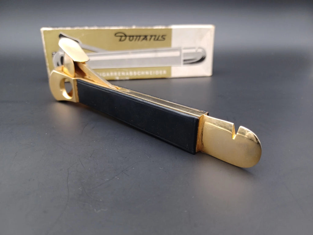 Solingen Cigar Cutter With Box - Black Leather - Made In Germany - BB15-0945