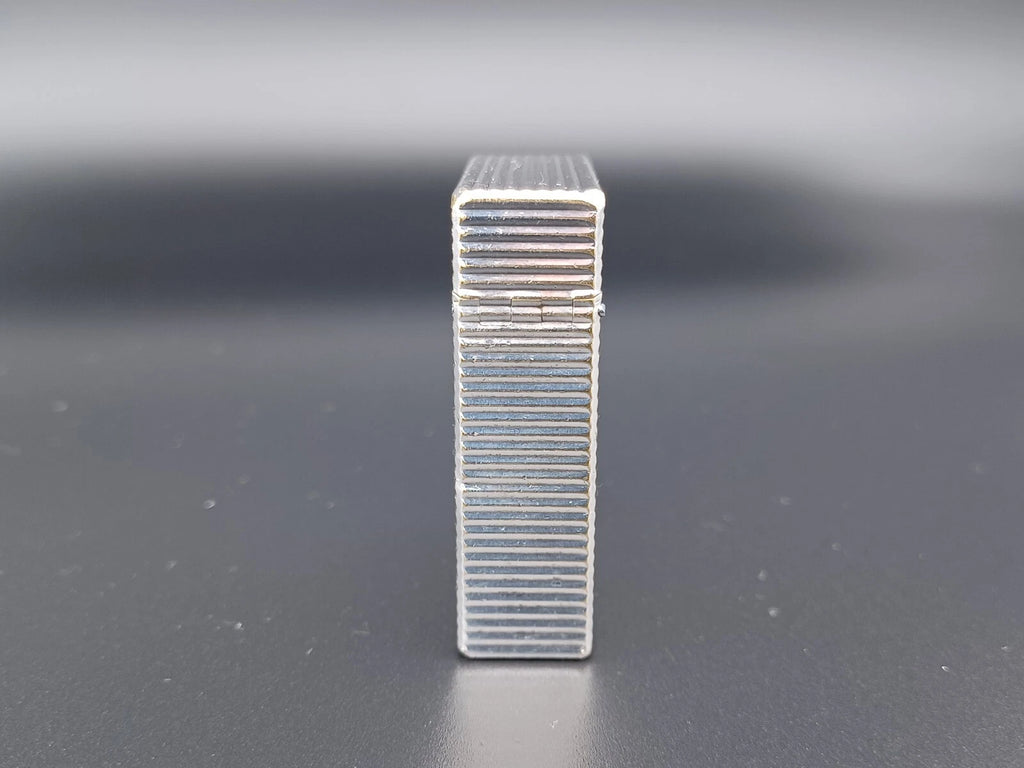 S.T. Dupont Line 1 BR Gas Lighter - L1 BR - Silver plated - Serviced - AG04-1583