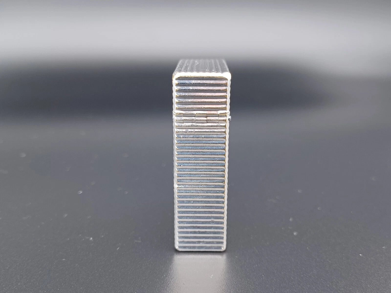 S.T. Dupont Line 1 BR Gas Lighter - L1 BR - Silver plated - Serviced - AG04-1583