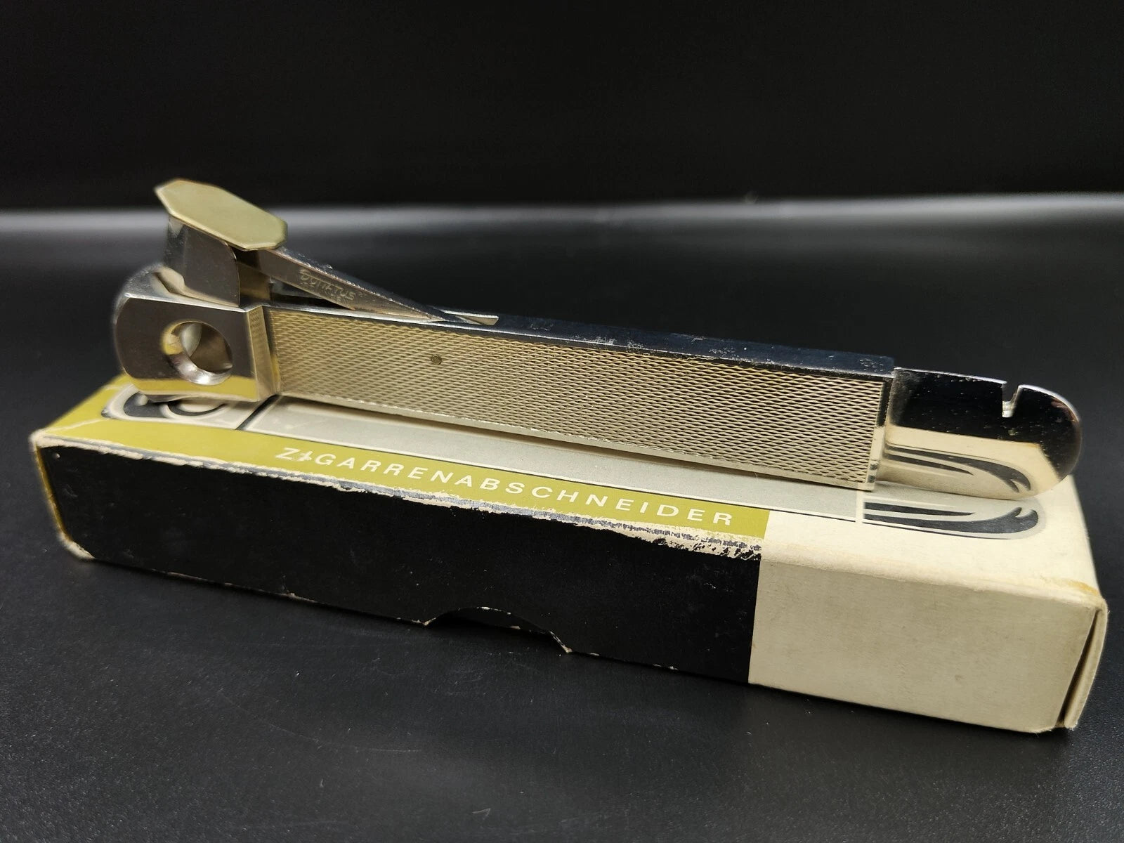 SOLINGEN " Donatus " - Cigar Cutter - Silver Color - With Box - 0726CO BB12