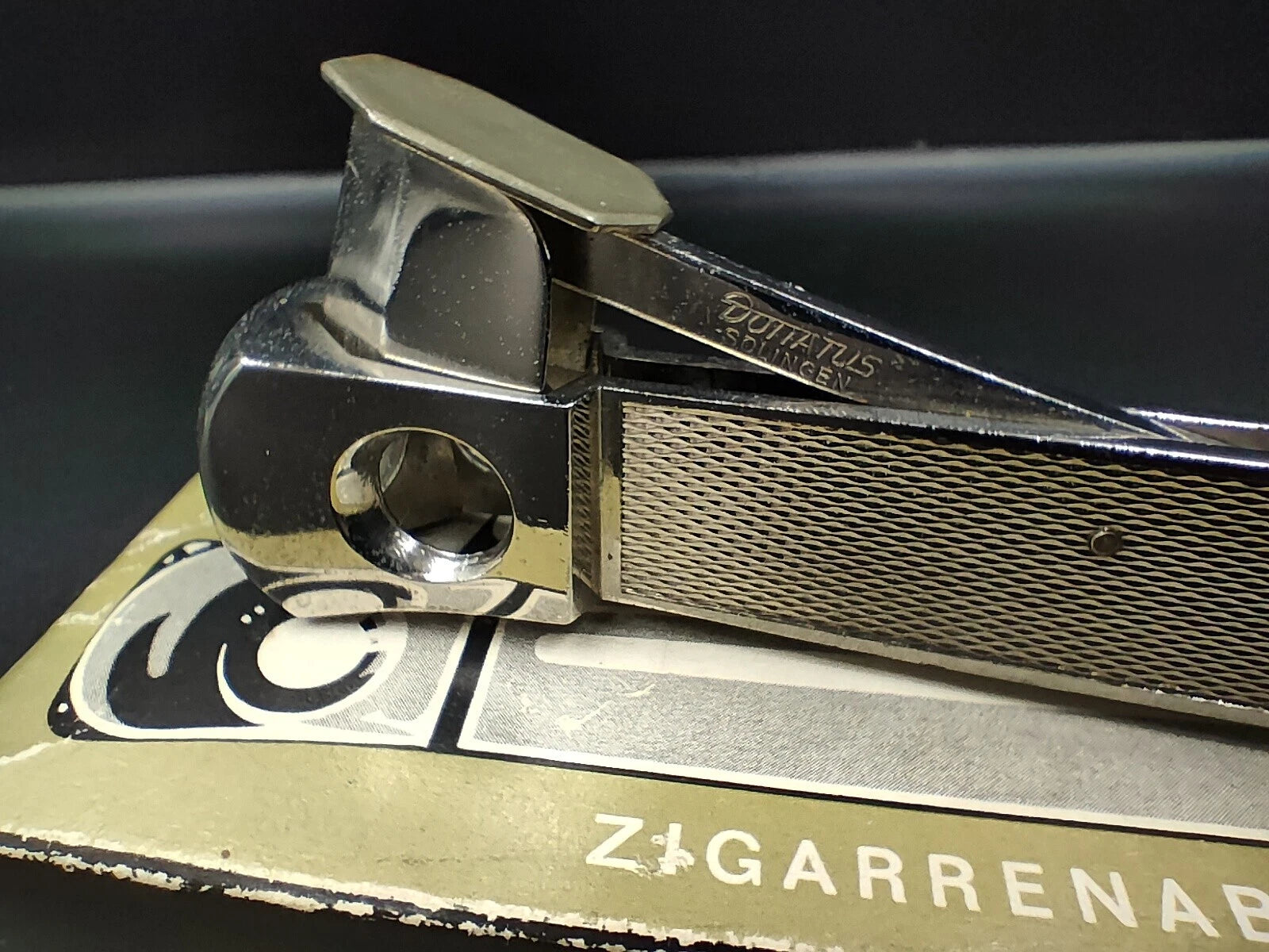 SOLINGEN " Donatus " - Cigar Cutter - Silver Color - With Box - 0726CO BB12