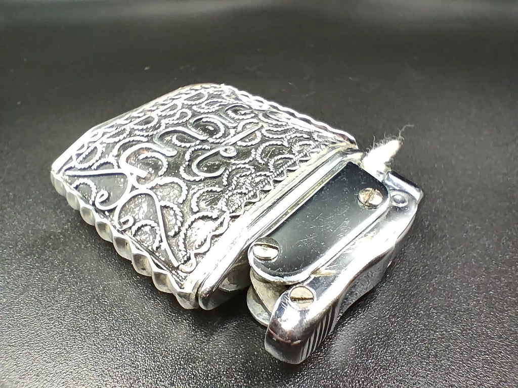 Nova - Antique Silver French Lighter - Made In France - Hallmarks - ED10