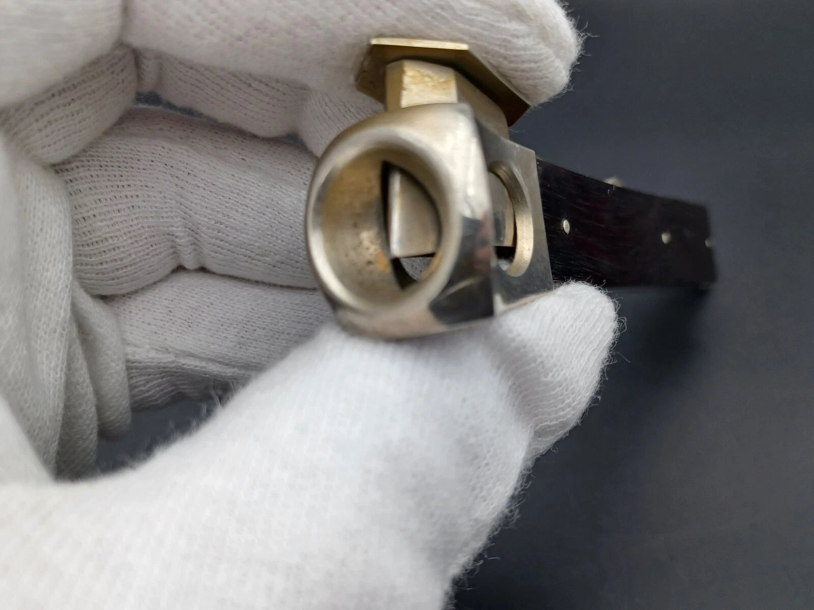 Vintage Solingen Cigar Cutter - Wood - Made In Germany - AS02-719