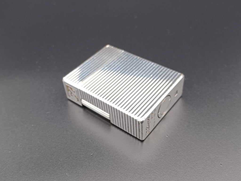 S.T. Dupont Line 1 BR Gas Lighter - L1 BR - Silver plated - Serviced - AG04-1583