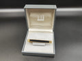 Nice DUNHILL Tie Clip - Gold Plated & Black Lacquer - With Box - 01216CO AC02