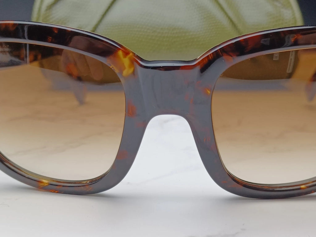 EMMANUELLE KHANH " VINTAGE " EK5051 - Brown Scale Sunglasses -New - Old Stock