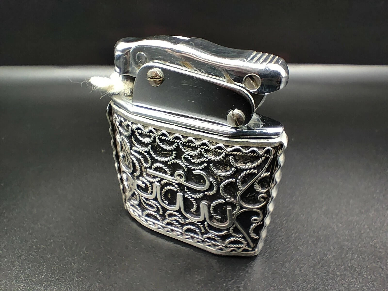 Nova - Antique Silver French Lighter - Made In France - Hallmarks - ED10