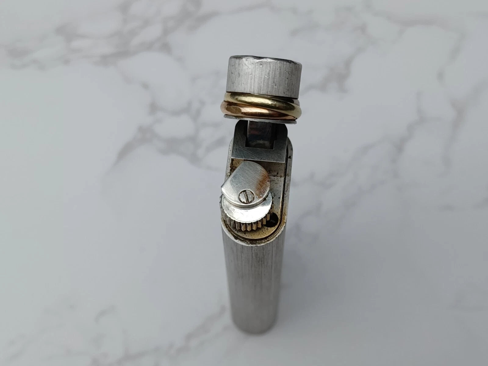 Briquet Cartier Trinity Plaqué Argent – Occasion