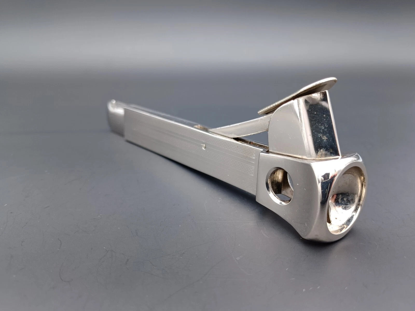 Vintage Solingen Cigar Cutter - Silver color - Made In Germany - AS03-0967