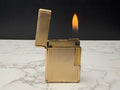 S.T. DUPONT Line 1 BR Gas Lighter - L1 BR - Small Model - Gold plated- AF08-1651