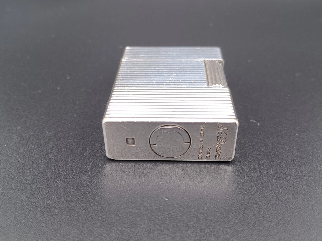 S.T. Dupont Line 1 BR Gas Lighter - L1 BR - Silver plated - Serviced - AG04-1583