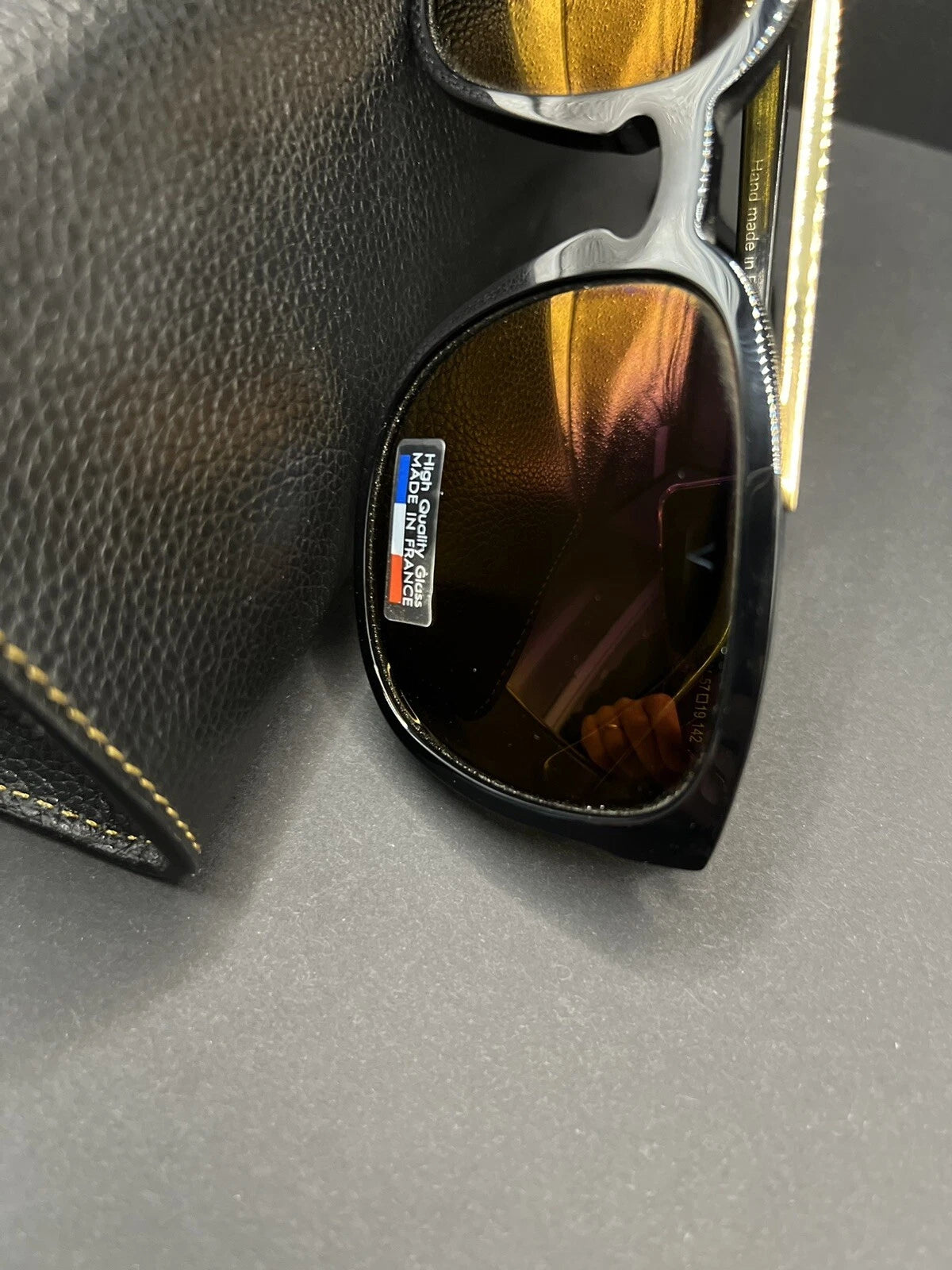 VUARNET Sunglasses - VJ 1404 by John Dalia - T57 - Black - Orange mirror ED