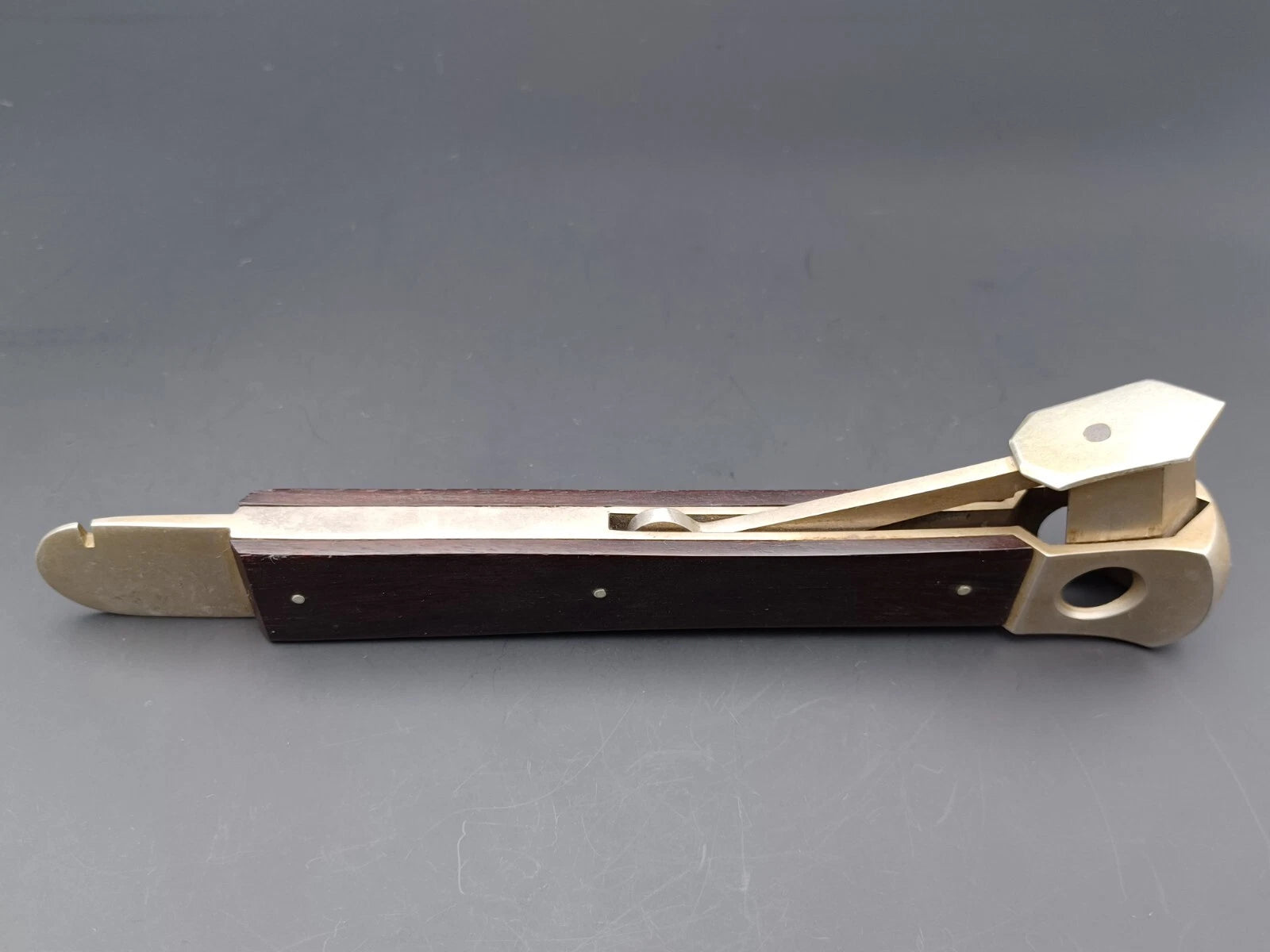 Vintage Solingen Cigar Cutter - Wood - Made In Germany - AS02-719
