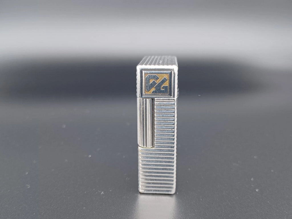 S.T. Dupont Line 1 BR Gas Lighter - L1 BR - Silver plated - Serviced - AG04-1583