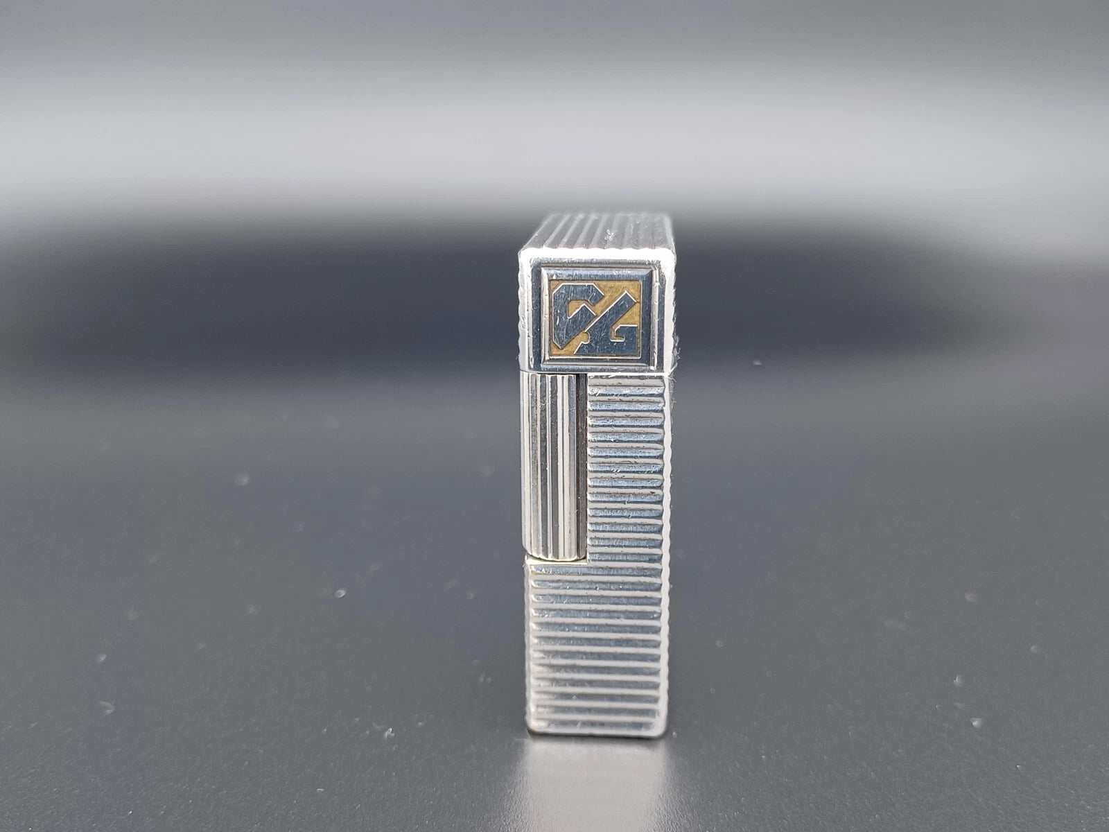 S.T. Dupont Line 1 BR Gas Lighter - L1 BR - Silver plated - Serviced - AG04-1583